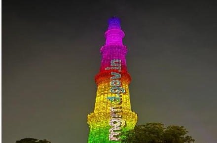Qutub Minar Video Projection Towers
